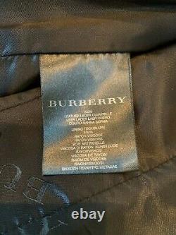 Burberry Prorsum SS11 Leather Biker Jacket Trench Motorcycle Coat IT 40 US 6