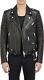 Burberry Prorsum XO Barneys Quilted Motorcycle Biker Leather Jacket IT50 US40