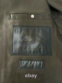 Burberry Prorsum XO Barneys Quilted Motorcycle Biker Leather Jacket IT50 US40