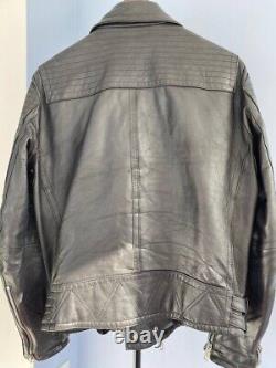 Burberry Prorsum iconic rare leather biker motorcycle jacket coat