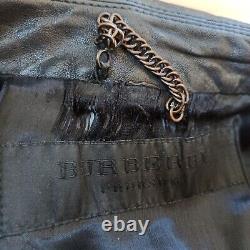 Burberry Prorsum iconic rare leather biker motorcycle jacket coat