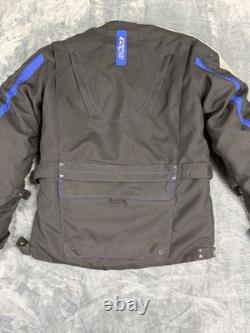 Büse Touring Motorcycle Jacket Black Blue Gray CE Armor M