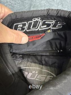 Büse Touring Motorcycle Jacket Black Blue Gray CE Armor M