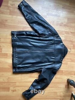 COACH Brand Leather Motorcycle Jacket Men's Sz L