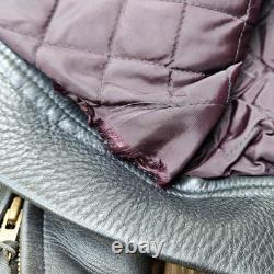 Champlain Leather Racer Motorcycle Jacket Black Size 48 Made In USA $625