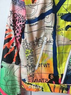 Christian Dior by John Galliano Neon London Map Print Jacket