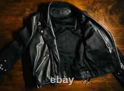 Chrome Hearts Special Edition HEAVY SILVER 1 of 1 JJ Dean Leather Biker Jacket