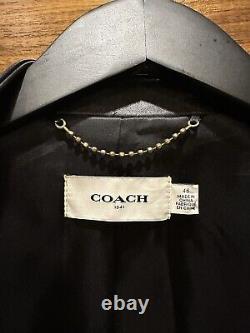 Coach Leather Jacket Men's Size 46 SKU 218774 Great Shape Fits As A Size Small