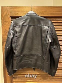 Coach Leather Jacket Men's Size 46 SKU 218774 Great Shape Fits As A Size Small