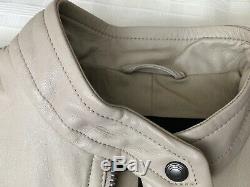 Coach lamb leather jacket size xs in taupe/beige F83635 value $798