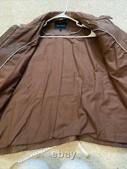 Cole Haan tan leather jacket size XL