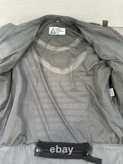 Cool Tech Summer Leather Motorcycle Jacket Gary Size 42 Ventilated Elbow Pads