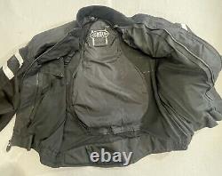 Cortech By Tourmaster Men's Jacket XL Black Long Sleeve Full Zip Biker Jacket