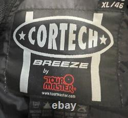Cortech By Tourmaster Men's Jacket XL Black Long Sleeve Full Zip Biker Jacket