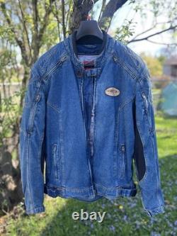 Cortech Rider Blues DSX Armored + Liner Motorcycle Jacket Denim, XLT
