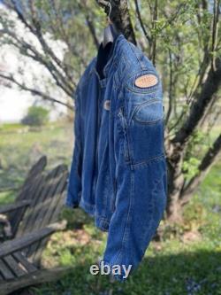 Cortech Rider Blues DSX Armored + Liner Motorcycle Jacket Denim, XLT