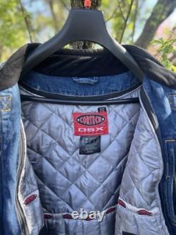 Cortech Rider Blues DSX Armored + Liner Motorcycle Jacket Denim, XLT