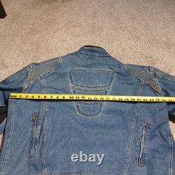 Cortech Rider Blues DSX Motorcycle Armored Jean Denim Jacket Mens Size XXL 48