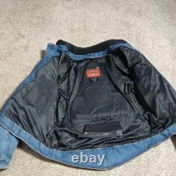 Cortech Rider Blues DSX Motorcycle Armored Jean Denim Jacket Mens Size XXL 48