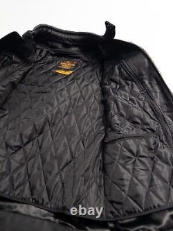 Cortech The Relic Leather Motorcycle Jacket Mens Medium Black Lined Full Zip Cortech The Relic Leather Motorcycle Jacket Mens Medium Black Lined Full Zip