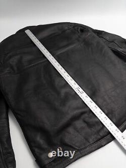Cortech The Relic Leather Motorcycle Jacket Mens Medium Black Lined Full Zip Cortech The Relic Leather Motorcycle Jacket Mens Medium Black Lined Full Zip