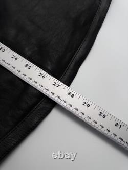 Cortech The Relic Leather Motorcycle Jacket Mens Medium Black Lined Full Zip