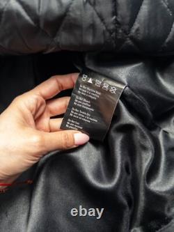 Cortech The Relic Leather Motorcycle Jacket Mens Medium Black Lined Full Zip