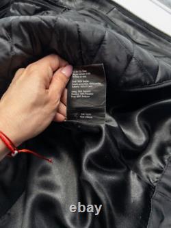 Cortech The Relic Leather Motorcycle Jacket Mens Medium Black Lined Full Zip