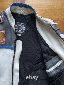 Custom Leather Motorcycle Jacket from Paris, Men's Size M