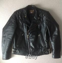 Custom Vanson Chopper motorcycle jacket Comp. Weight Leather size M 42 mint new