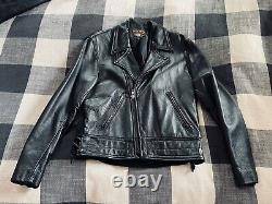 Custom Vanson Men's Motorcycle Leather Jacket (size SM)