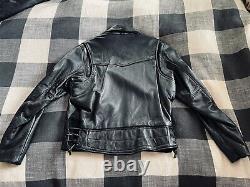 Custom Vanson Men's Motorcycle Leather Jacket (size SM)