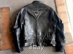 DAINESE G. ALIEN-LEATHER MOTORCYCLE JACKET EUR 54 Includes G-2 Spine Protector
