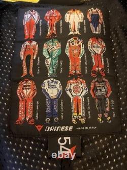 Dainese Ducati Men's Motorcycle Leather Racing Jacket US Large (L), Euro Size 54