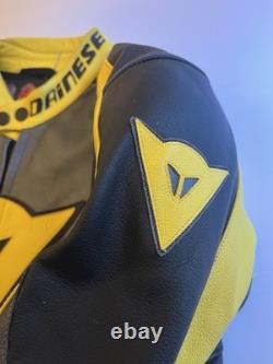 Dainese Ducati Men's Motorcycle Leather Racing Jacket US Large (L), Euro Size 54