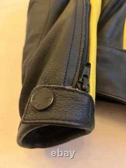 Dainese Ducati Men's Motorcycle Leather Racing Jacket US Large (L), Euro Size 54