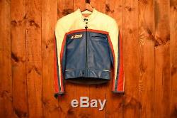 Dainese Limited Vintage Riders Cafe Racer Motorcycle Biker Leather Jacket 36-s