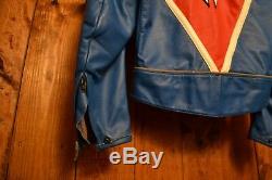 Dainese Limited Vintage Riders Cafe Racer Motorcycle Biker Leather Jacket 36-s