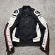 Dainese Men's SUPER SPEED SP-R Motorcycle Jacket Vented Black Red Armor 48 Med