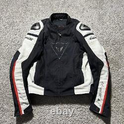 Dainese Men's SUPER SPEED SP-R Motorcycle Jacket Vented Black Red Armor 48 Med