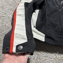 Dainese Men's SUPER SPEED SP-R Motorcycle Jacket Vented Black Red Armor 48 Med