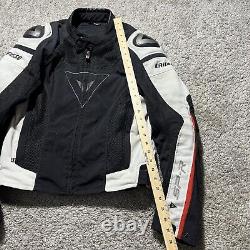 Dainese Men's SUPER SPEED SP-R Motorcycle Jacket Vented Black Red Armor 48 Med