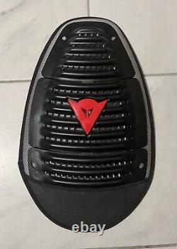 Dainese Motorcycle Leather Jacket Medium 50 Black Red Mens Armored G2 Protector