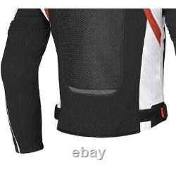 Dainese SUPER SPEED TEX Motorbike Motorcycle Summer Vented Jacket Black Red