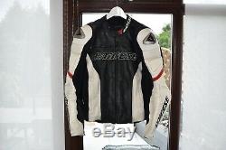 Dainese Santa Monica armoured Leather Motorcycle Jacket EU 52 UK 40 / 42