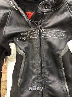 Dainese Womens D1 Leather Racing Motorcycle Jacket 42
