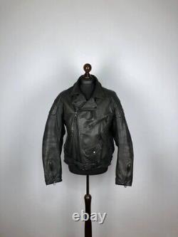 Dainesse Italy Vintage Leather Biker Jacket Racing 52 (L)