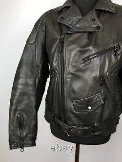 Dainesse Italy Vintage Leather Biker Jacket Racing 52 (L)