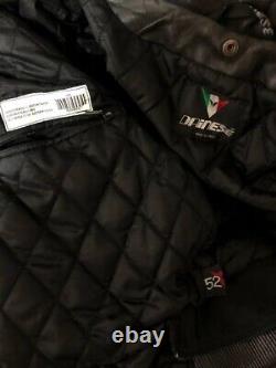 Dainesse Italy Vintage Leather Biker Jacket Racing 52 (L)