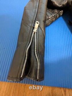 Dangerous Threads Demi-Punk Black Leather Motorcycle Jacket 1994